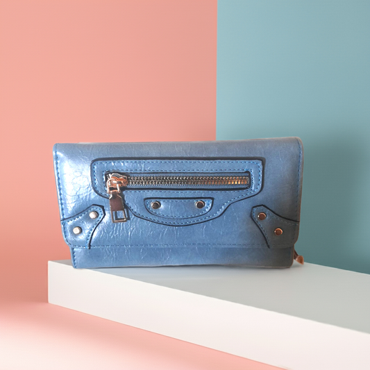 Γυναικείο πορτοφόλι με ροκ διάθεση