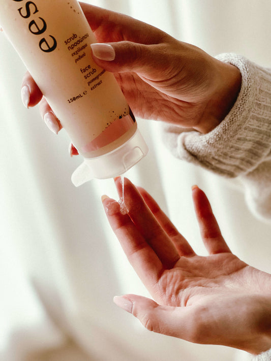 Scrub προσώπου με Ρόδι