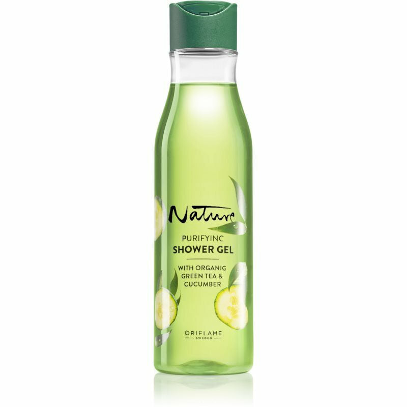 Love nature purifying shower gel with organic green tea & cucumber