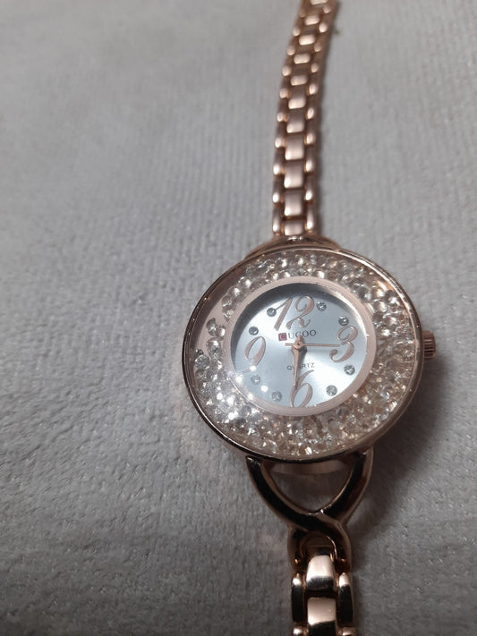 Ρολόι κόσμημα σε ροζ χρυσό