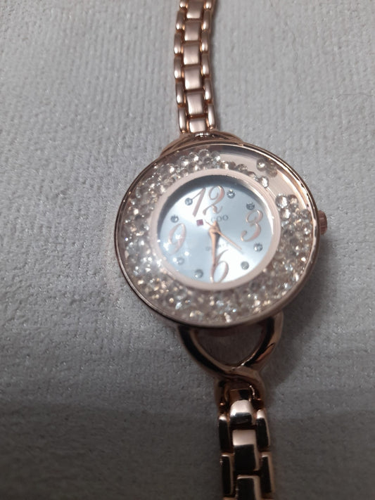 Ρολόι κόσμημα σε ροζ χρυσό