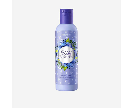 Shower cream with wild blueberry extract