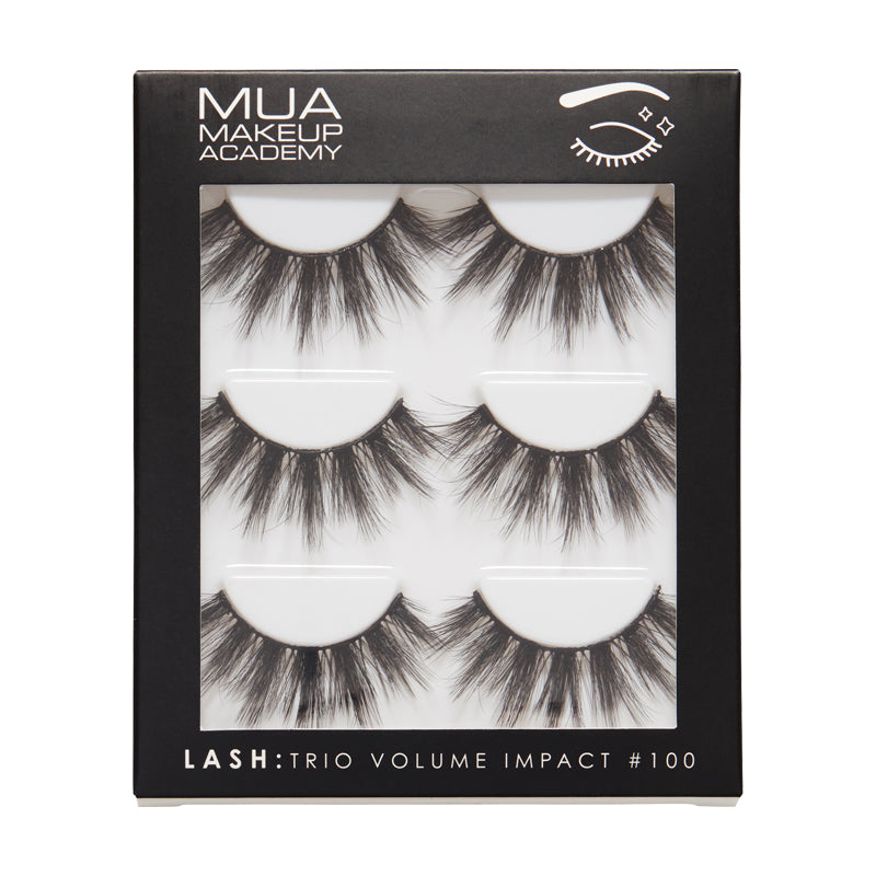 MUA LASH TRIO VOLUME IMPACT 100