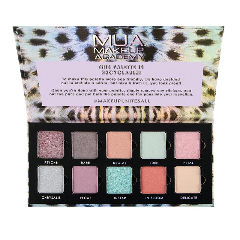 MUA 10 SHADE EYE PALETTE METAMORPHOSIS