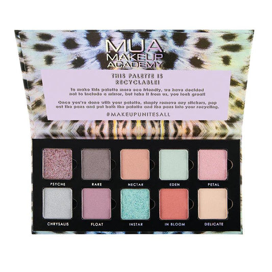 MUA 10 SHADE EYE PALETTE METAMORPHOSIS