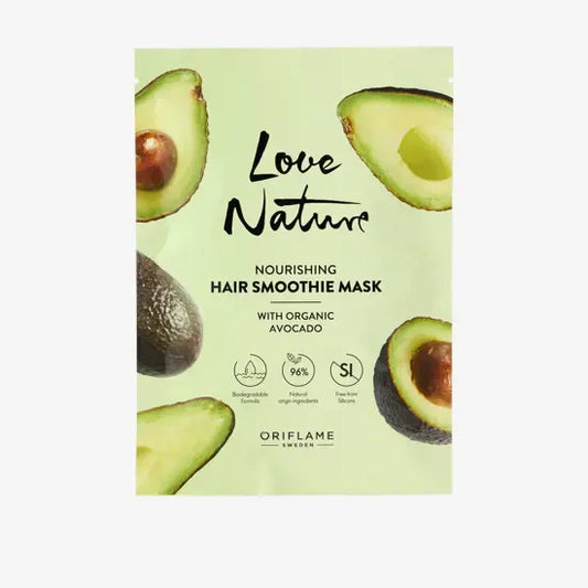 Love nature nourishing hair smoothie mask with organic avocado