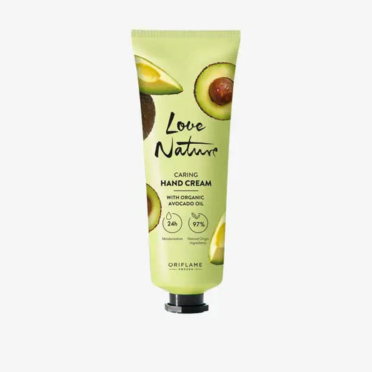Hand cream with organic avocado oil